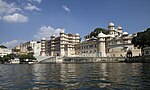 Udaipur-Stadtpalast-42-vom Picholasee-2018-gje